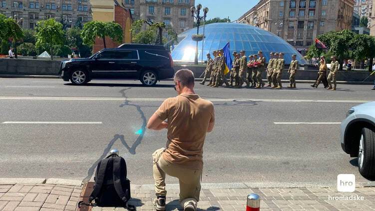 В Киеве простились с командиром батальона ОУН Николаем Кохановским. Фото