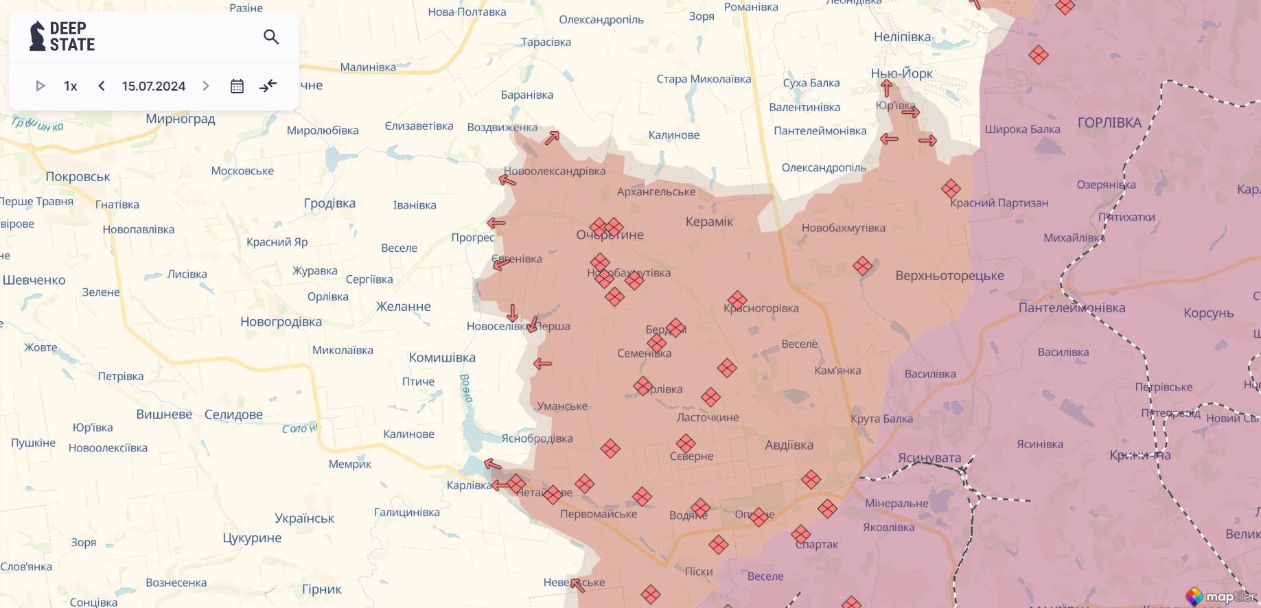 ВСУ отразили более 30 атак на Покровском направлении: в Генштабе назвали самые горячие участки фронта. Карта