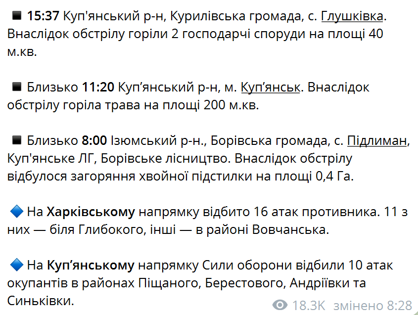 Оккупанты ночью ударили по Харьковщине: погибла женщина, есть пострадавшие