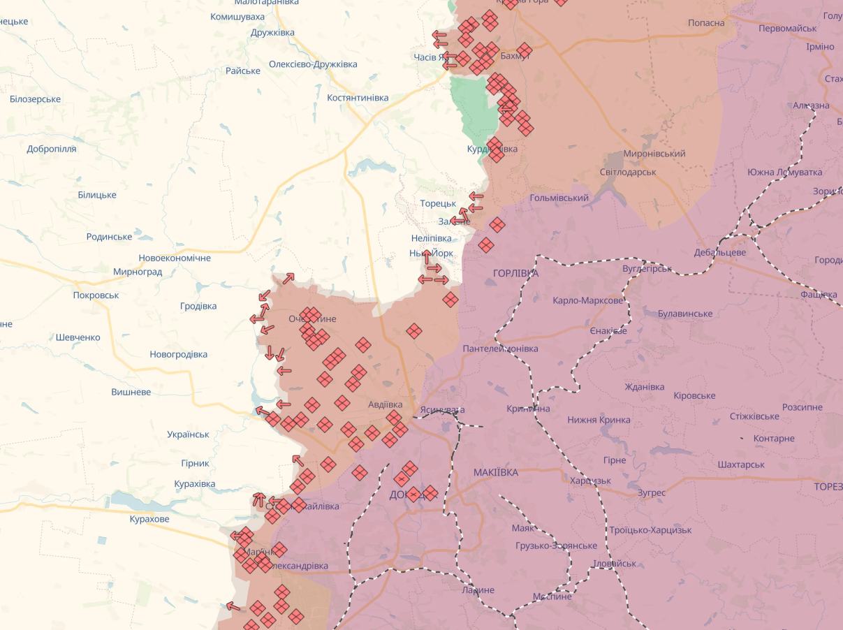 Більше третини боїв зараз відбувається на Торецькому та Покровському напрямках:  у Нагцвардії розповіли про ситуацію