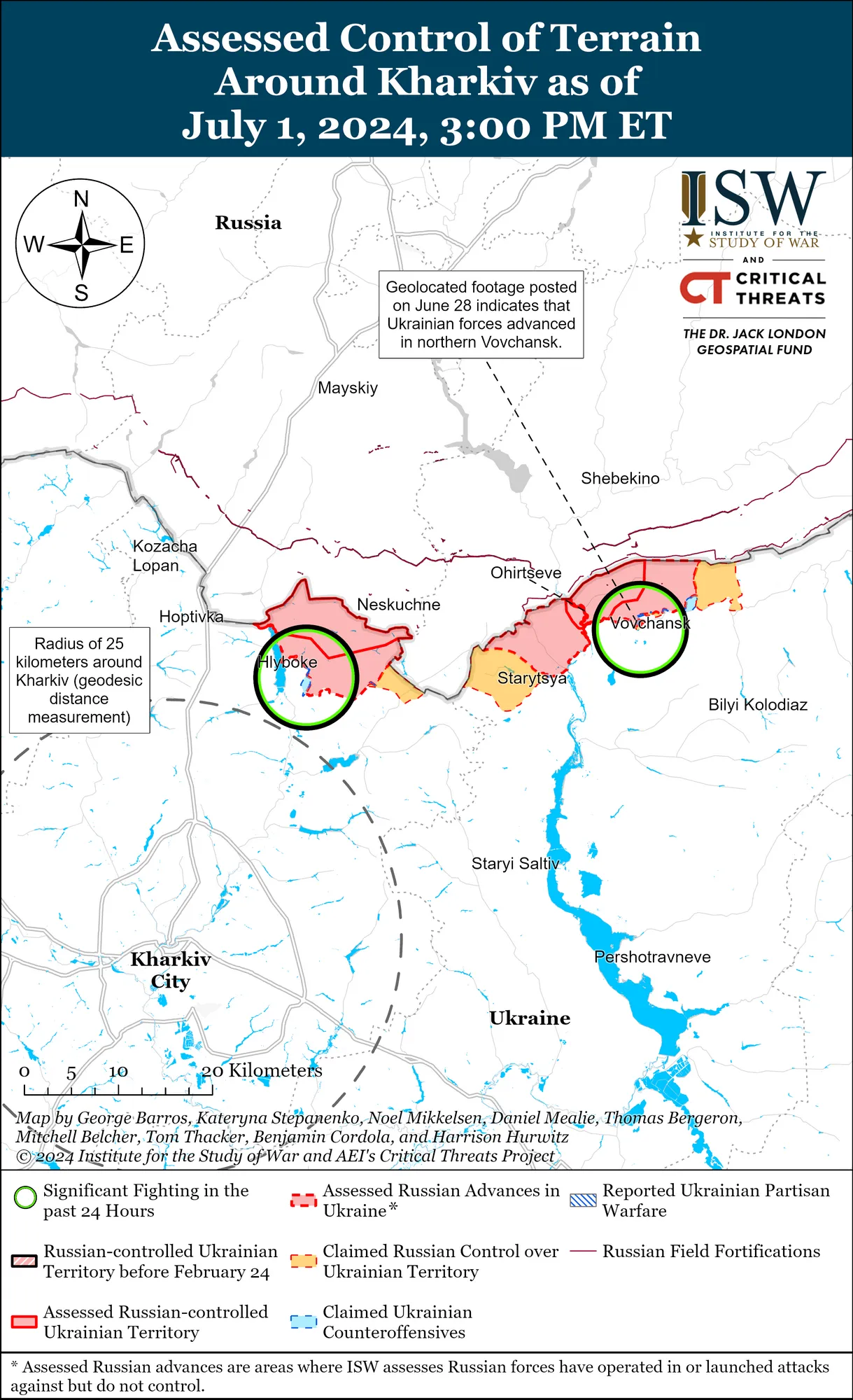 Оккупанты не прекращают штурмы на Харьковщине, у ВСУ есть успехи возле Кременной: анализ боев от ISW