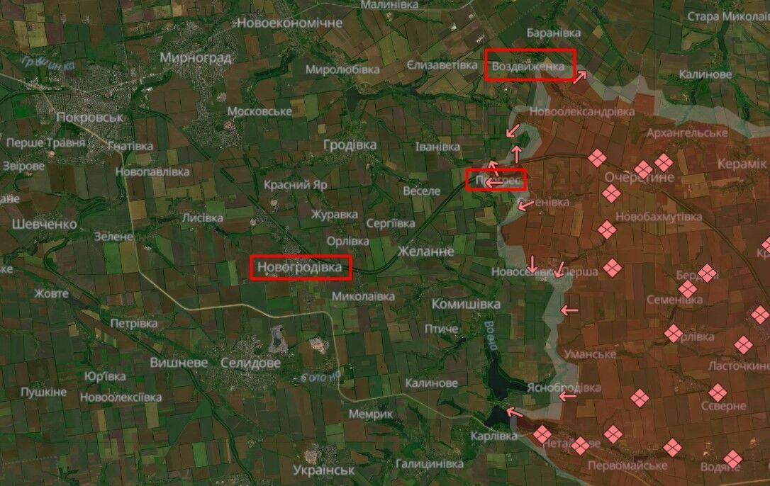 Оккупантам удалось переломить ход боев за Прогресс на Донетчине, враг хочет перерезать трассу Покровск – Константиновка – Deep State