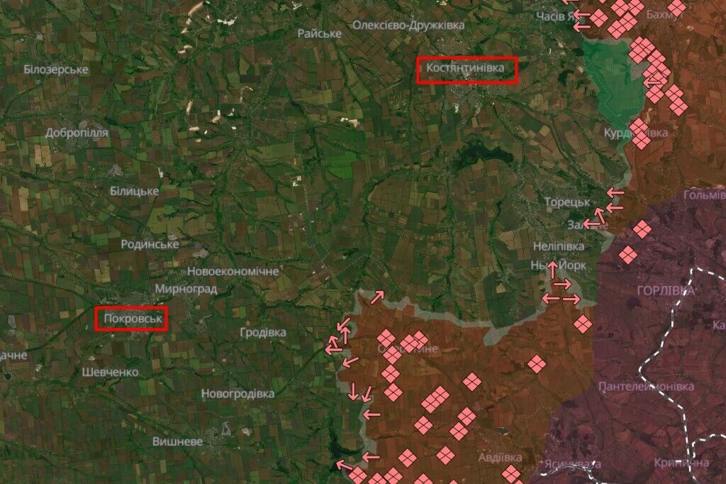 Оккупантам удалось переломить ход боев за Прогресс на Донетчине, враг хочет перерезать трассу Покровск – Константиновка – Deep State