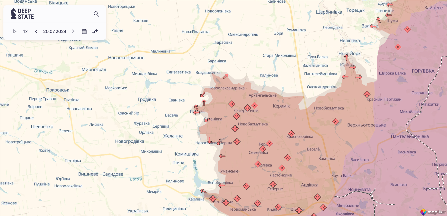 Враг активизировался на трех направлениях, от террористических атак пострадал ряд населенных пунктов – Генштаб