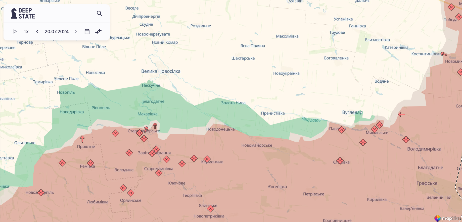 Враг активизировался на трех направлениях, от террористических атак пострадал ряд населенных пунктов – Генштаб