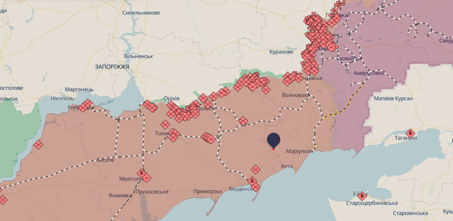 Украинские партизаны выследили ЗРК "Тор-М2" армии РФ на оккупированной Донетчине. Фото