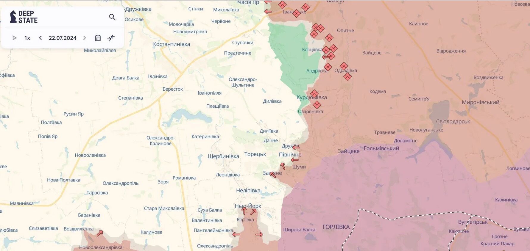 Тривають бойові зіткнення у 17 локаціях: у Генштабі назвали найгарячіші напрямки фронту