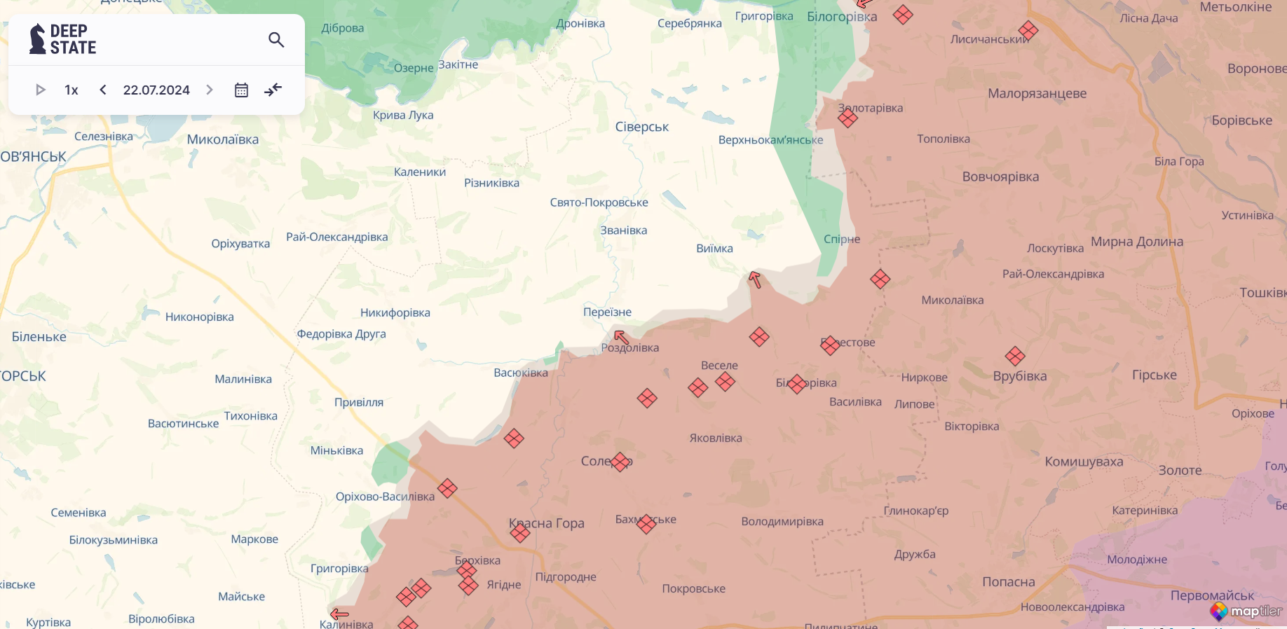 Сили оборони відбили понад 40 атак на Покровському напрямку: у Генштабі розповіли про ситуацію. Карта 