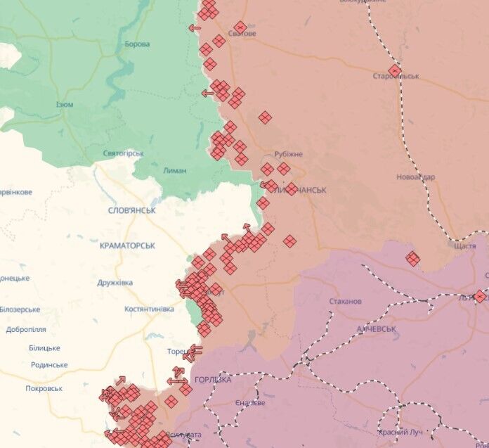 Генштаб: напруга на фронті зберігається, найгарячіше на Покровському і Курахівському напрямках