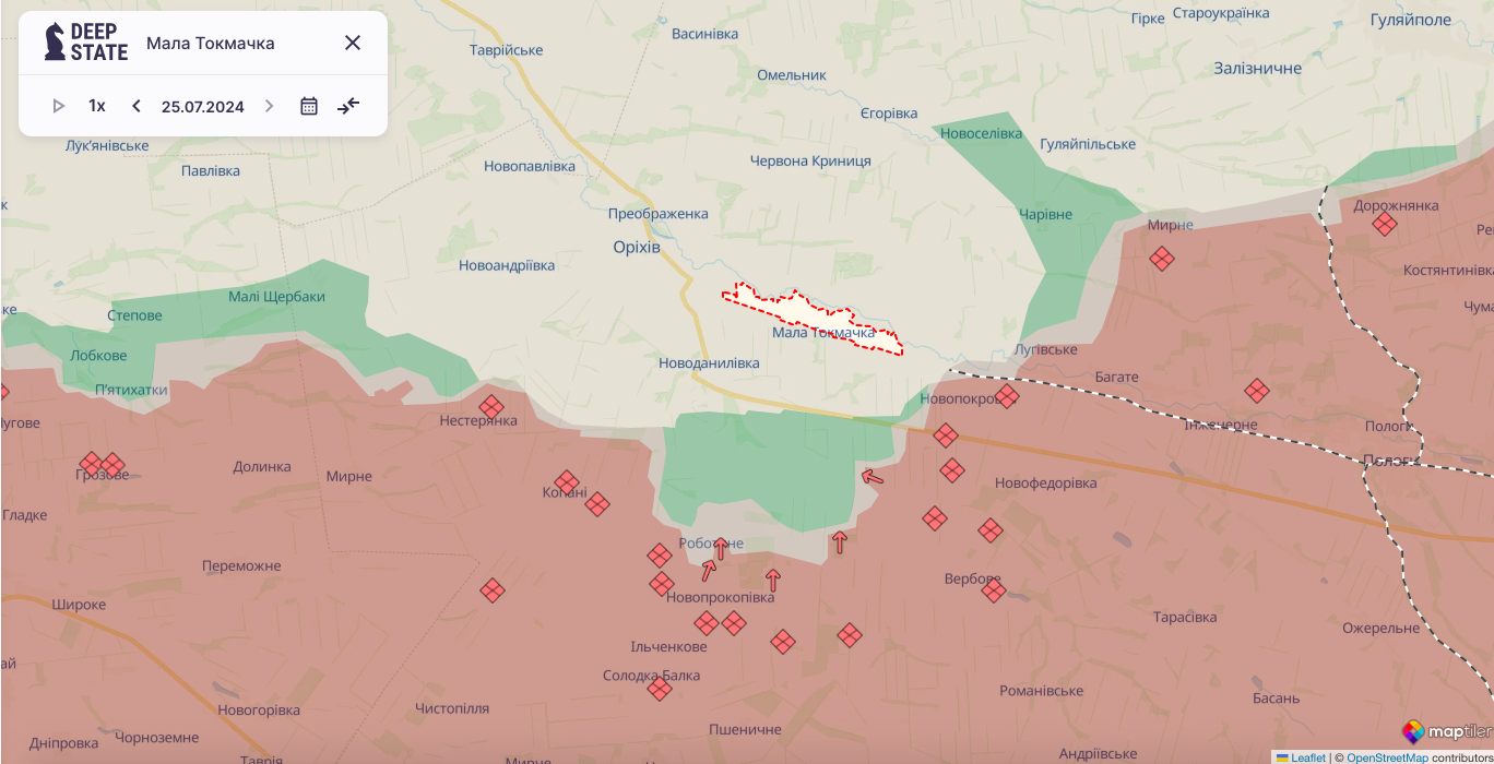 Окупанти активізувались на Оріхівському напрямку: у ЗСУ розповіли, чи є загроза прориву ворога
