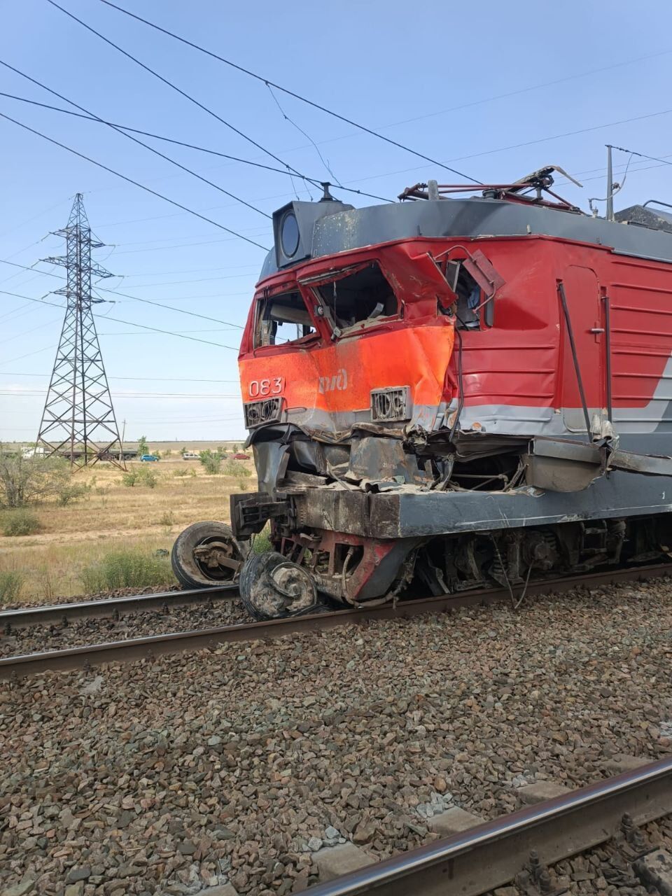 Повреждения поезда