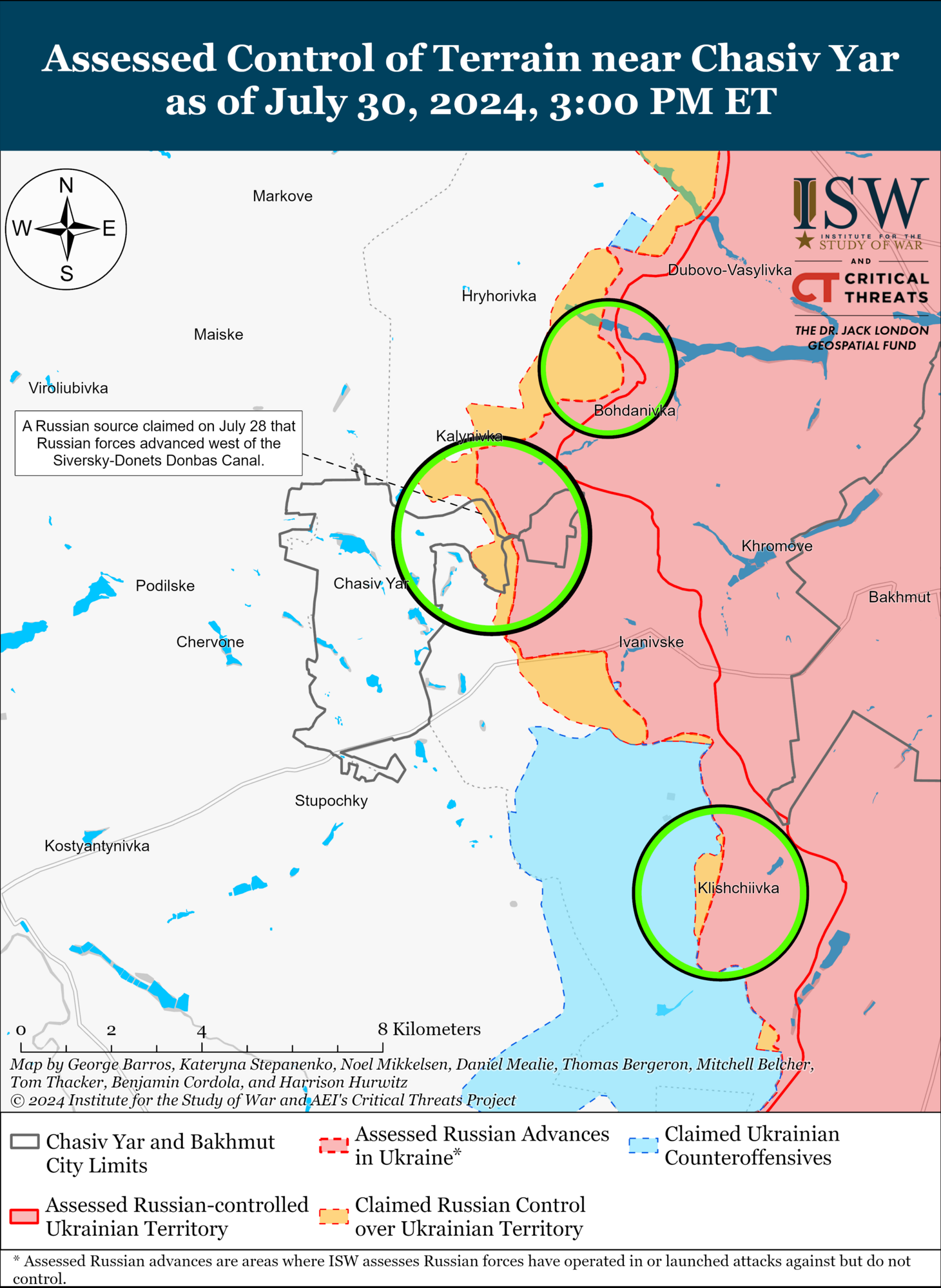 В ISW объяснили, что стоит за "пульсирующими" атаками оккупантов на Донетчине и возможно ли большое наступление врага. Карта