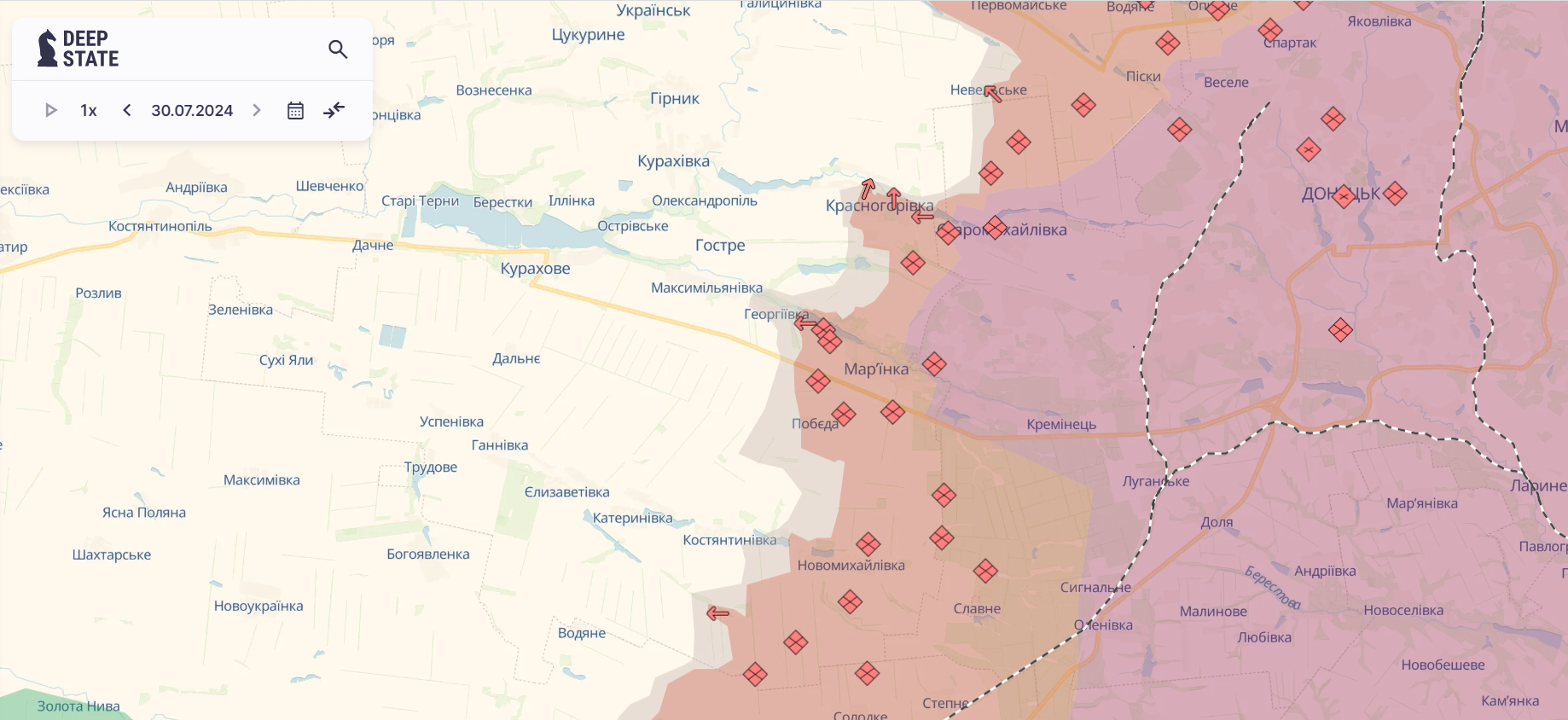 У ворога мінус три склади БК: Генштаб розповів про найгарячіші напрямки фронту і втрати окупантів. Карта