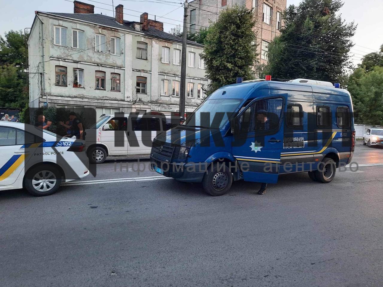 Полиция на месте инцидента