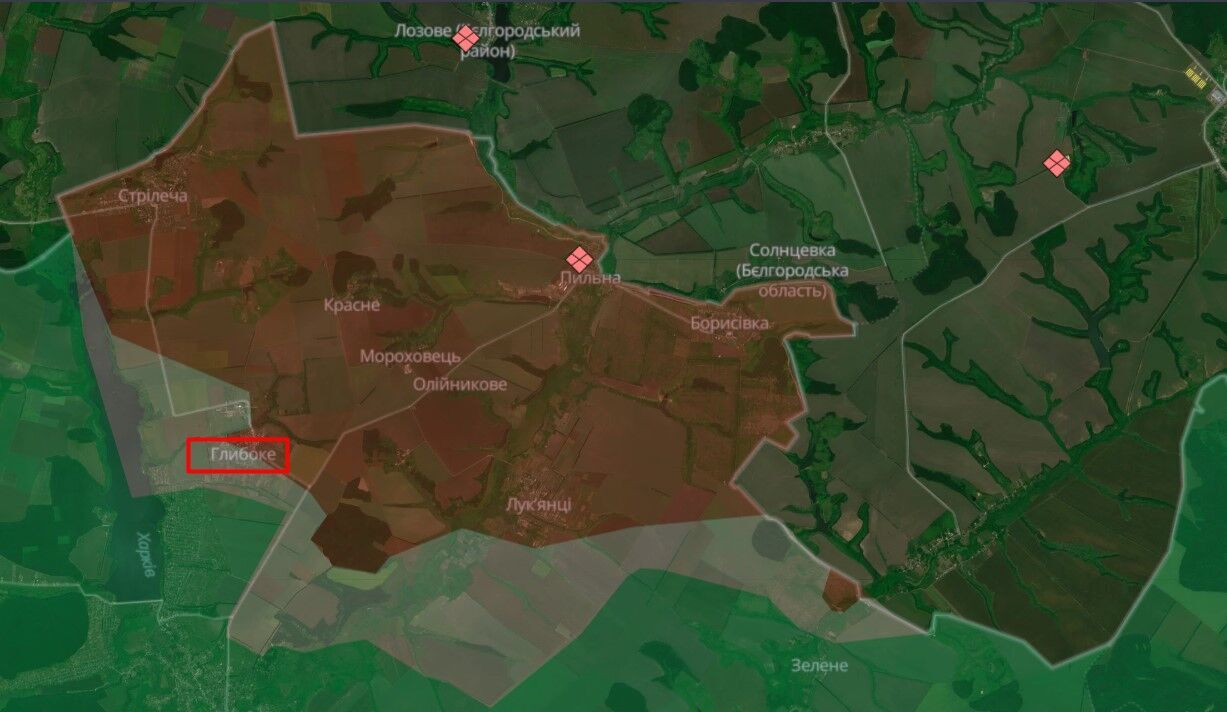 Силы обороны Украины отбросили врага в Глубоком – DeepState