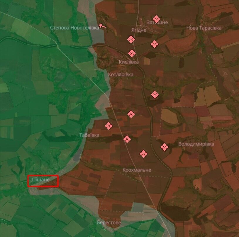 Силы обороны Украины отбросили врага в Глубоком – DeepState