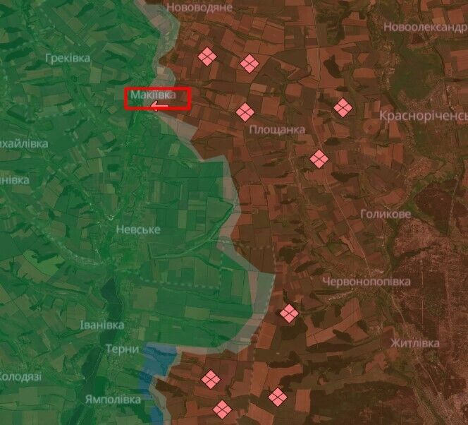 Силы обороны Украины отбросили врага в Глубоком – DeepState