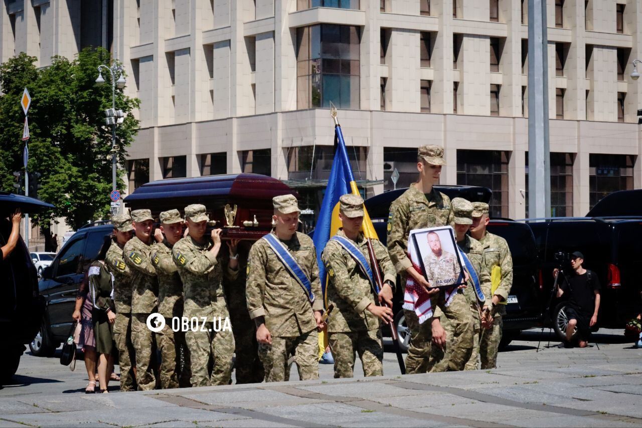 В Киеве простились с защитником Украины Владимиром Сергиевским с позывным "Ирландец". Фото и видео