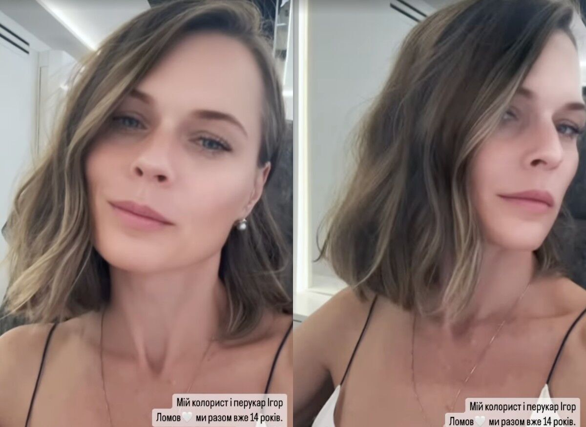 No longer a blonde: Olya Freimut has radically changed her haircut and hair color