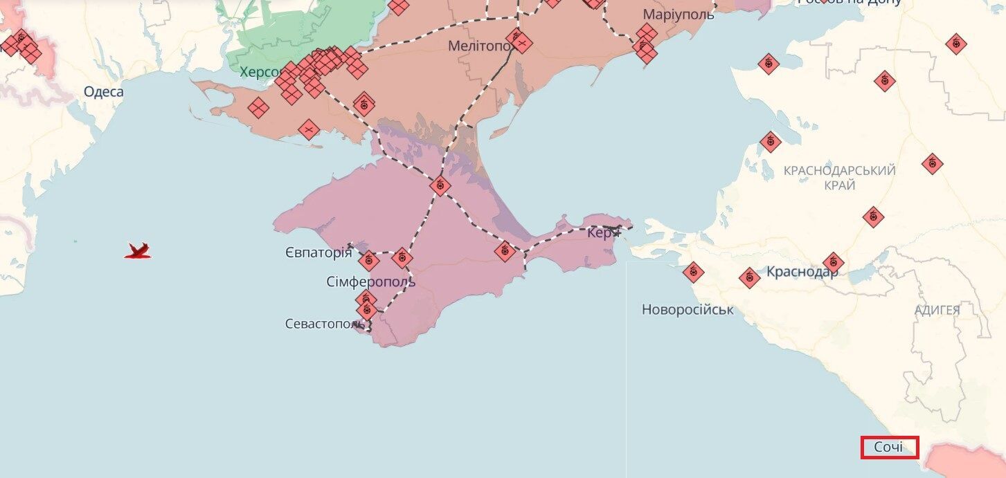 Агенты "Атеш" обнаружили систему ПВО у пляжа в Сочи. Фото