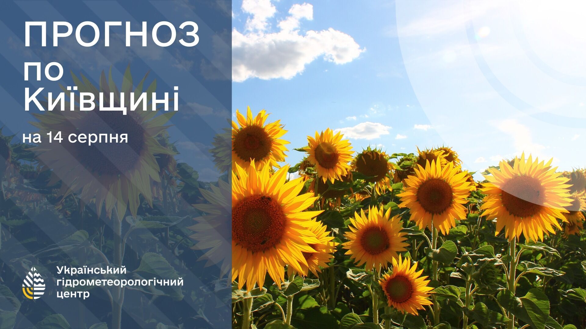 Прогноз погоди на середу у Київській області.