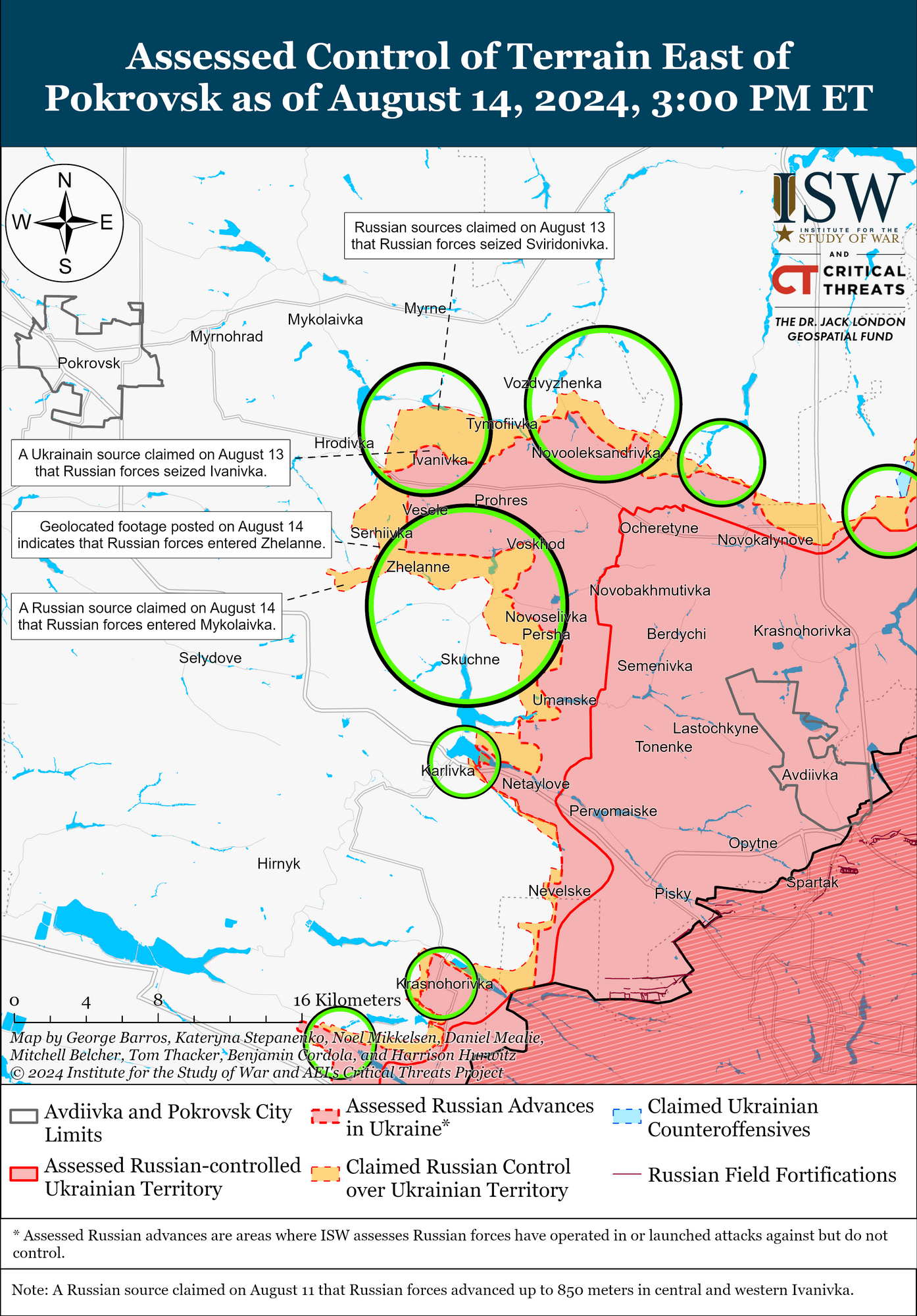 Российские войска продолжают продвижение на Донбассе: в ISW проанализировали ситуацию на востоке Украины. Карта