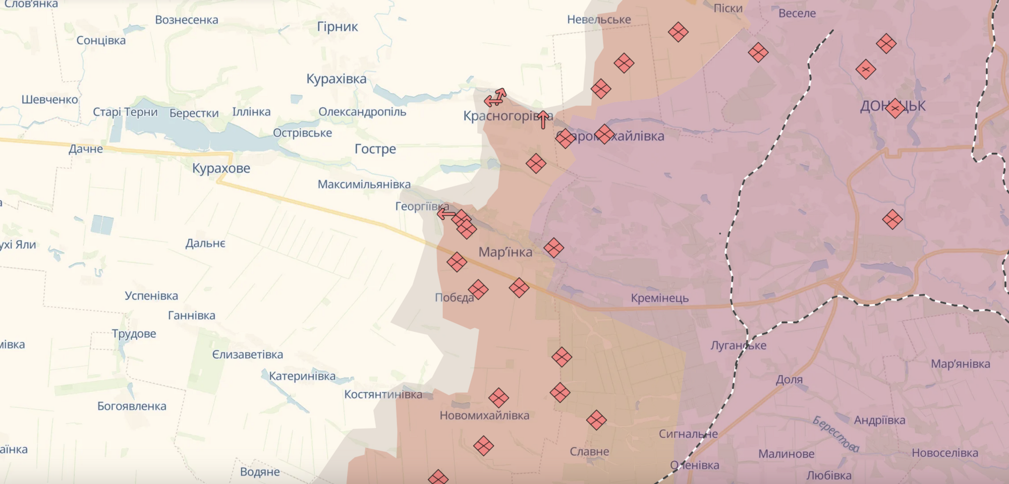 Генштаб: на фронте возросло количество боев с врагом, на Покровском направлении отбито 55 атак