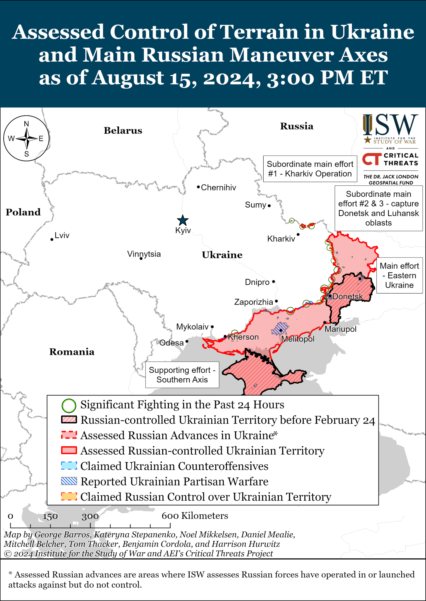 Лінія фронту в Україні