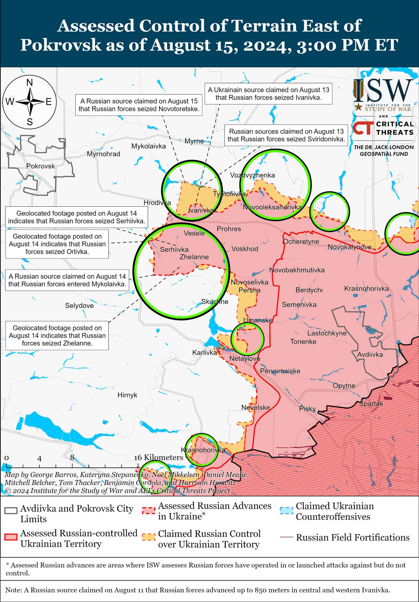 Війська РФ підтримують високий темп операцій на Донеччині: в ISW оцінили, де просунувся ворог і чи мала вплив операція на Курщині