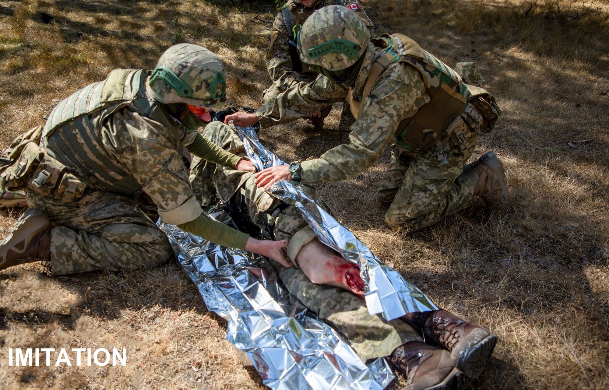 Канадские инструкторы по тактической медицине учат украинских военных спасать жизнь: фоторепортаж