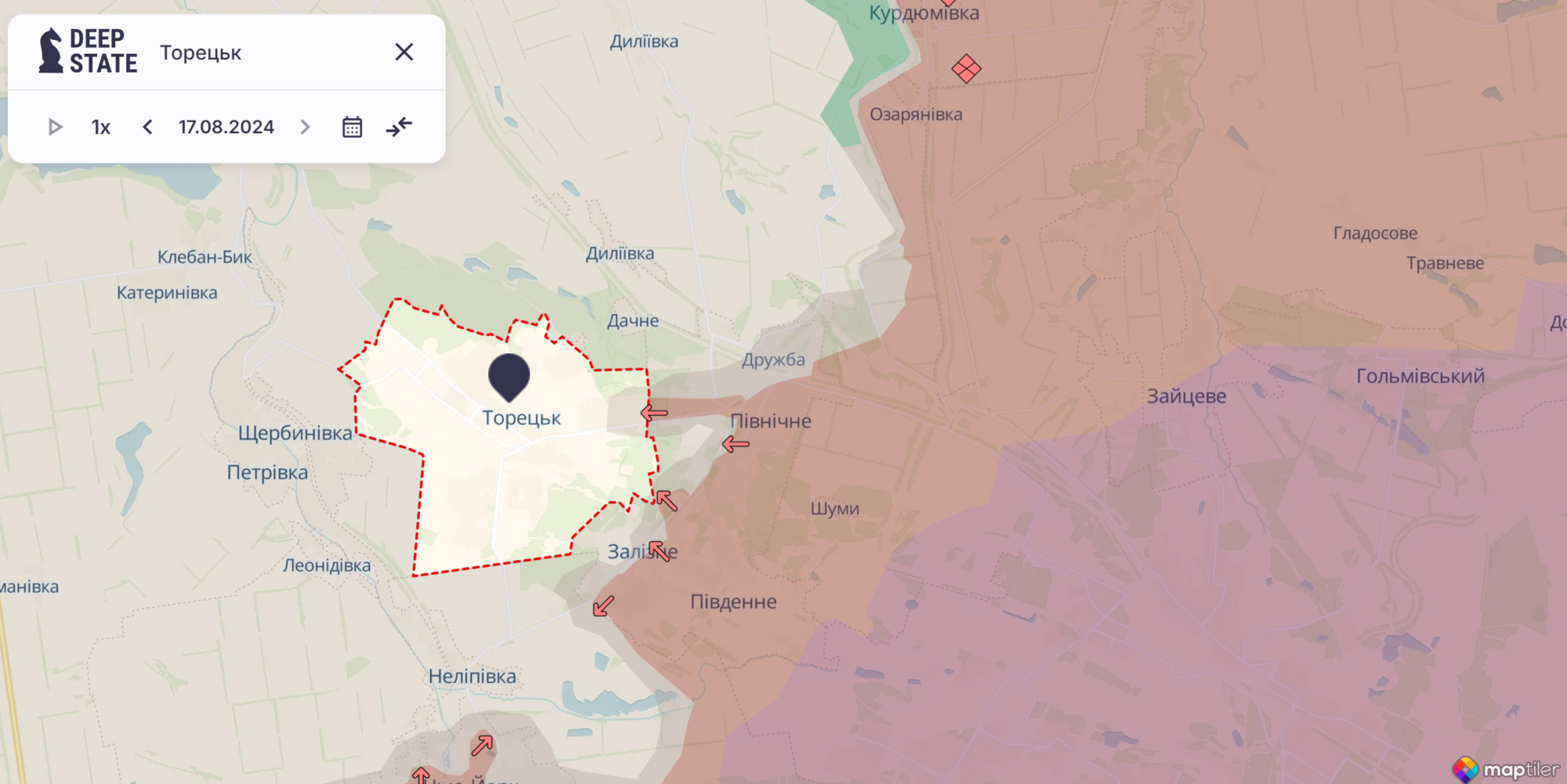 Враг пытался прорваться вблизи Торецка, ликвидированы десятки оккупантов – Генштаб