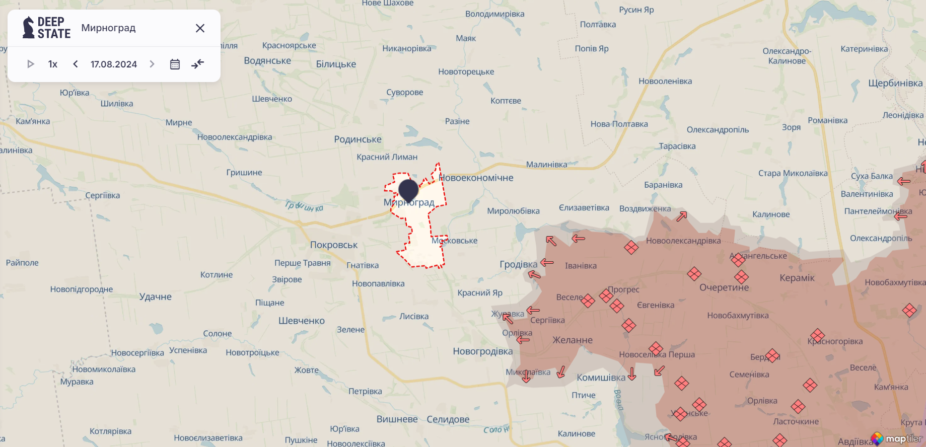 Окупанти двічі вдарили з артилерії по Мирнограду: загинули люди, пошкоджено будинки