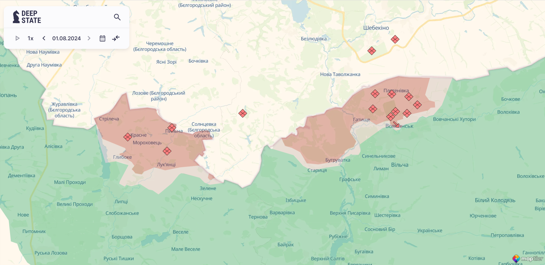 У ворога мінус чотири пункти управління і засіб ППО: у Генштабі розповіли про бої на фронті і втрати окупантів. Карта