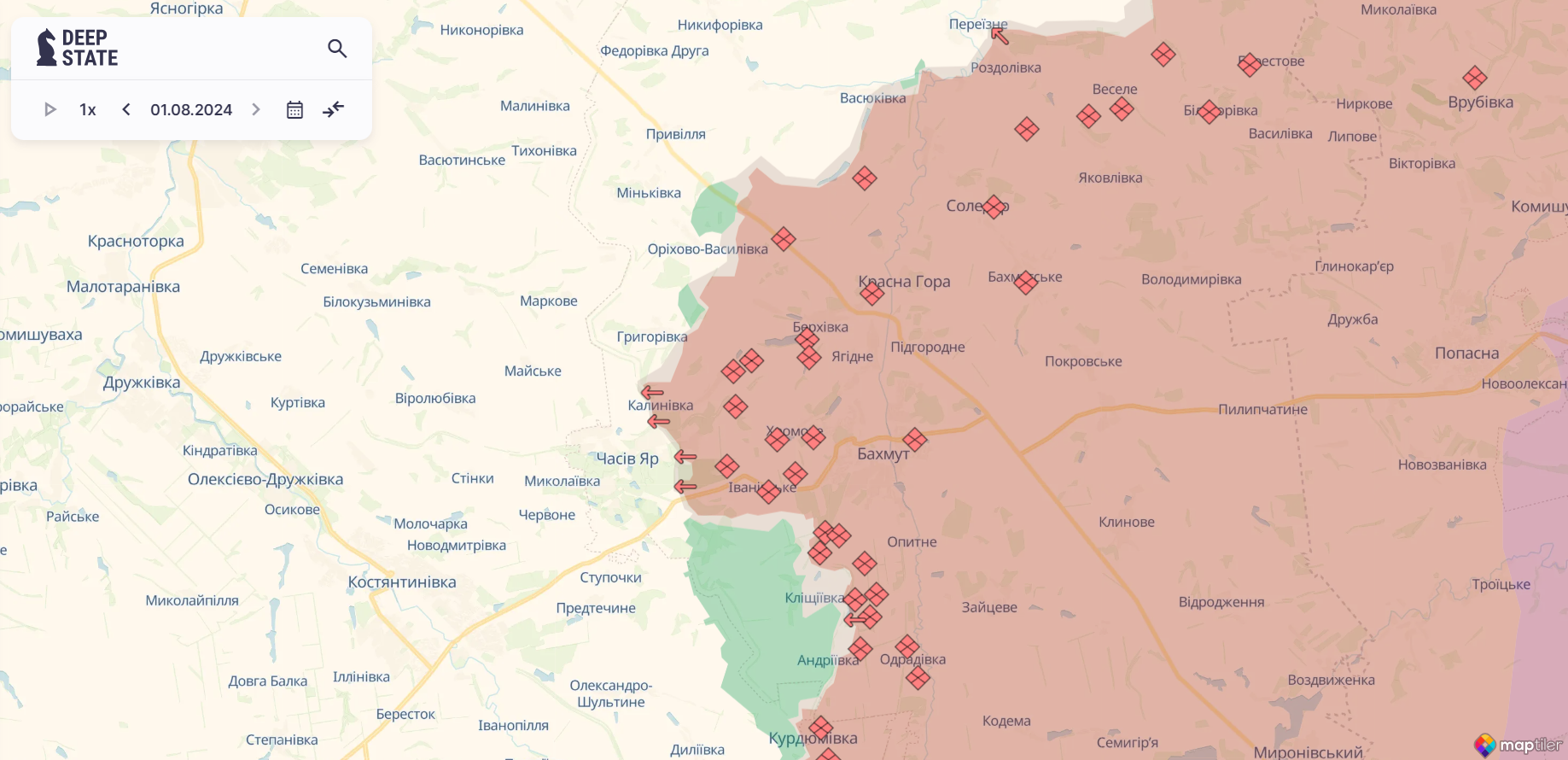 У ворога мінус чотири пункти управління і засіб ППО: у Генштабі розповіли про бої на фронті і втрати окупантів. Карта