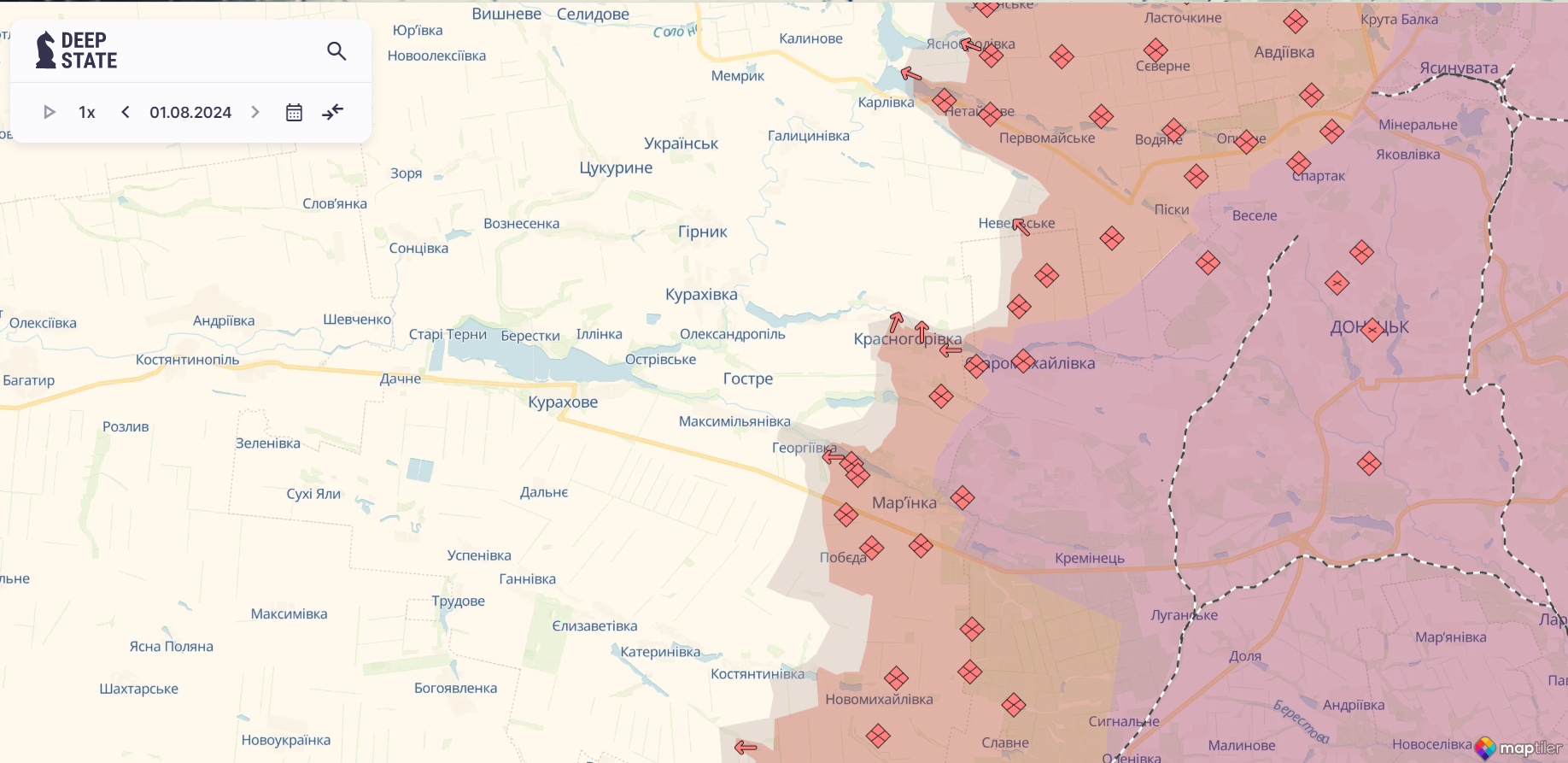 У ворога мінус чотири пункти управління і засіб ППО: у Генштабі розповіли про бої на фронті і втрати окупантів. Карта