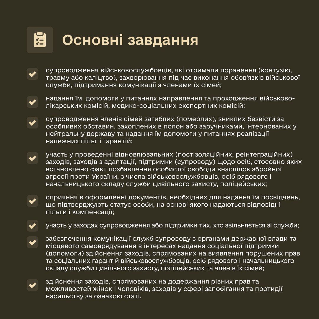 В Україні створюється служба супроводу військовослужбовців: як вона працюватиме
