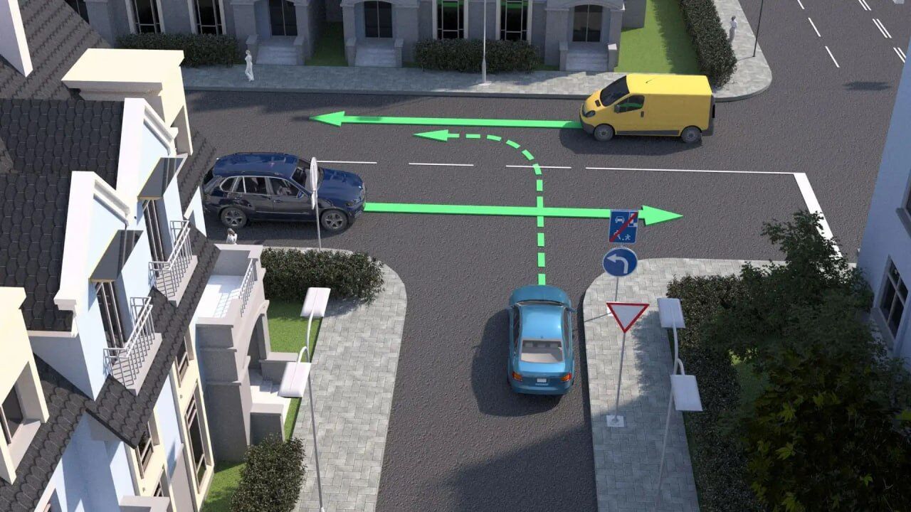 Какая очередность проезда перекрестка: тест по ПДД