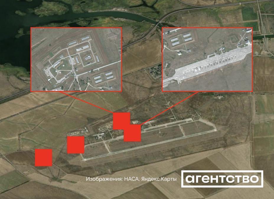 Дроны атаковали военный аэродром "Мариновка" в Волгоградской области: вспыхнул пожар. Фото и видео