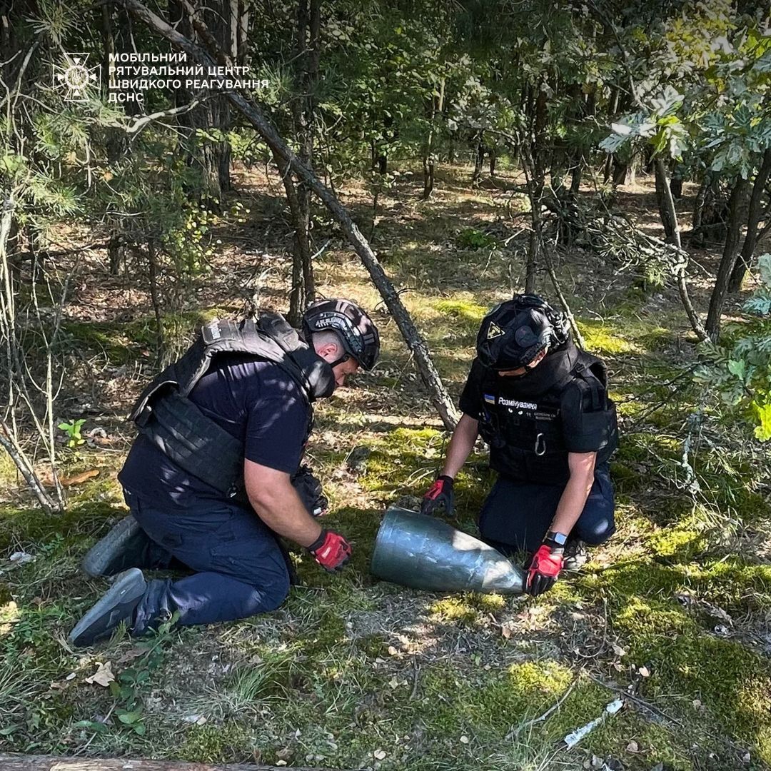 В Киевской области саперы нашли боевую часть российского дрона-камикадзе. Подробности и фото