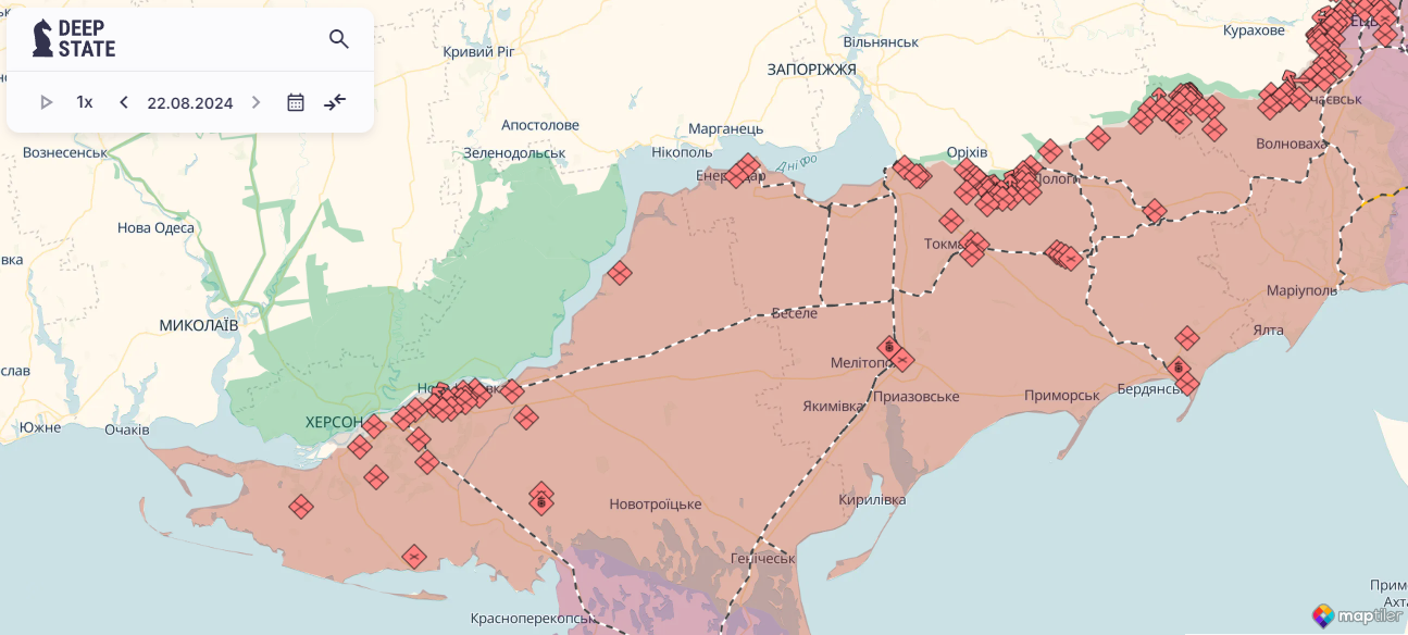 Пограничники подняли сине-желтый флаг над временно оккупированными территориями на юге Украины. Видео