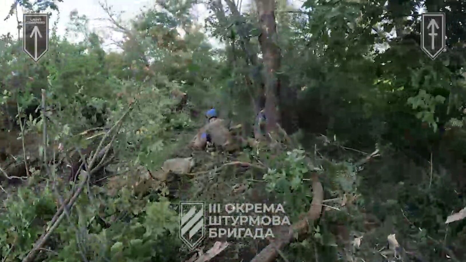 Воїни Третьої штурмової показали відео штурму позицій окупантів на Харківщині