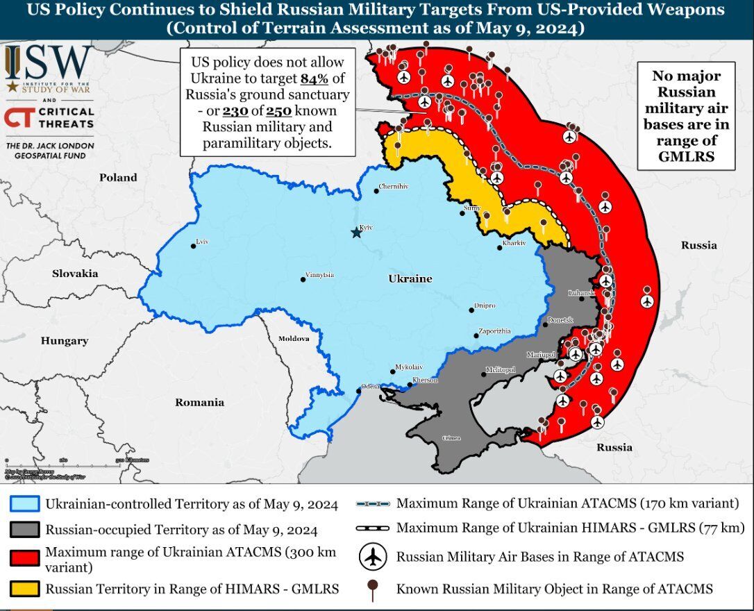 Україна передасть Байдену список потенційних цілей у Росії для ударів ATACMS – Рolitico