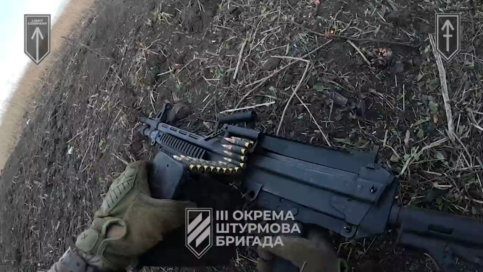 Воїни Третьої штурмової показали відео штурму позицій окупантів на Харківщині