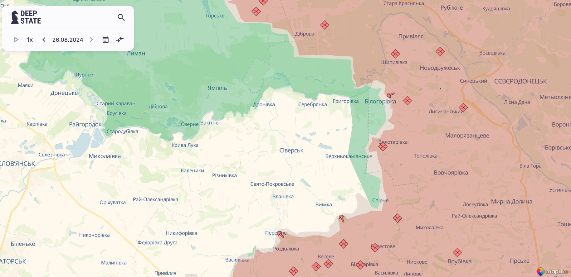 Ворог найактивніший на двох напрямках: у Генштабі розповіли, де йдуть бої. Карта