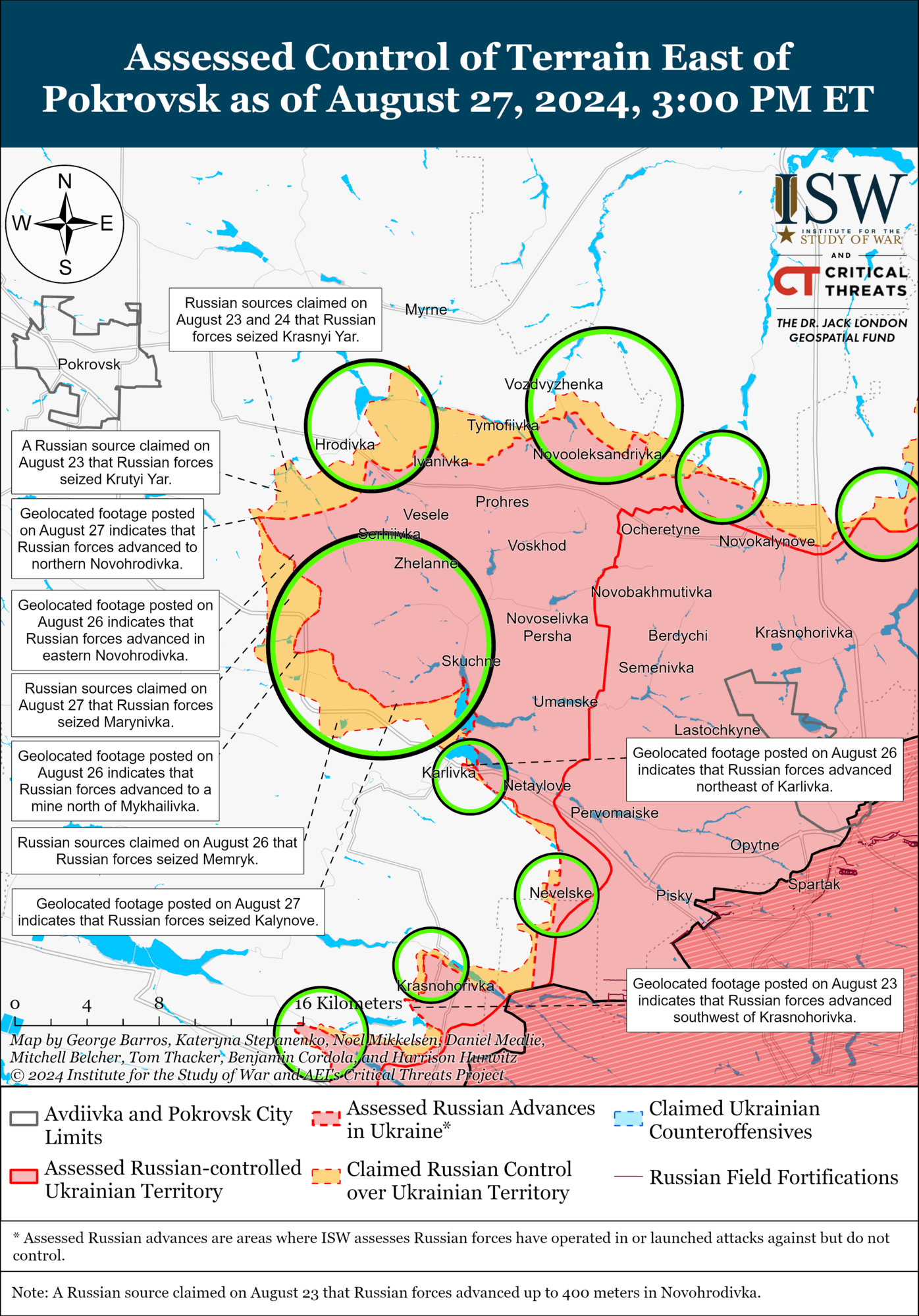 Оккупанты продвинулись на Покровском направлении: в ISW объяснили, на что делает ставку враг. Карта