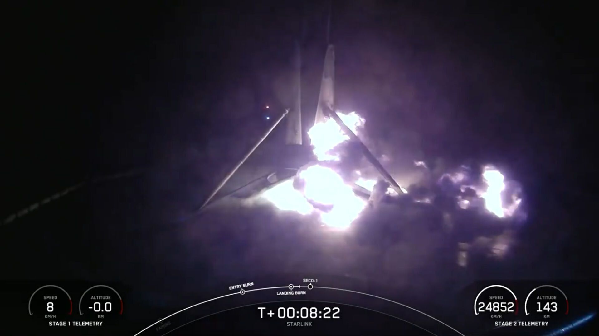 В SpaceX произошла первая за три года авария: ускоритель Falcon 9 взорвался во время посадки. Видео