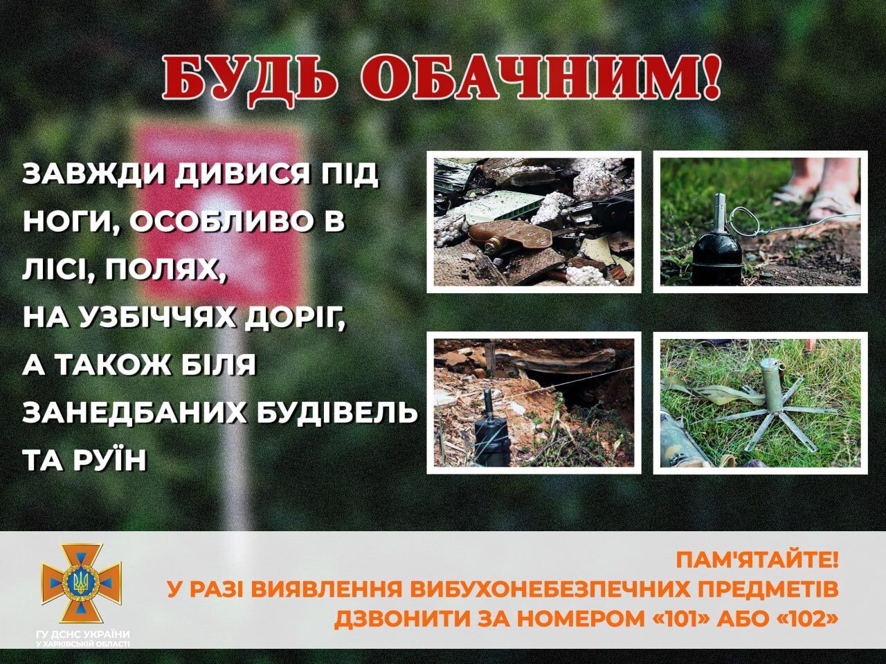 На Харьковщине мужчина подорвался на взрывчатке на собственном огороде: в ГСЧС рассказали подробности