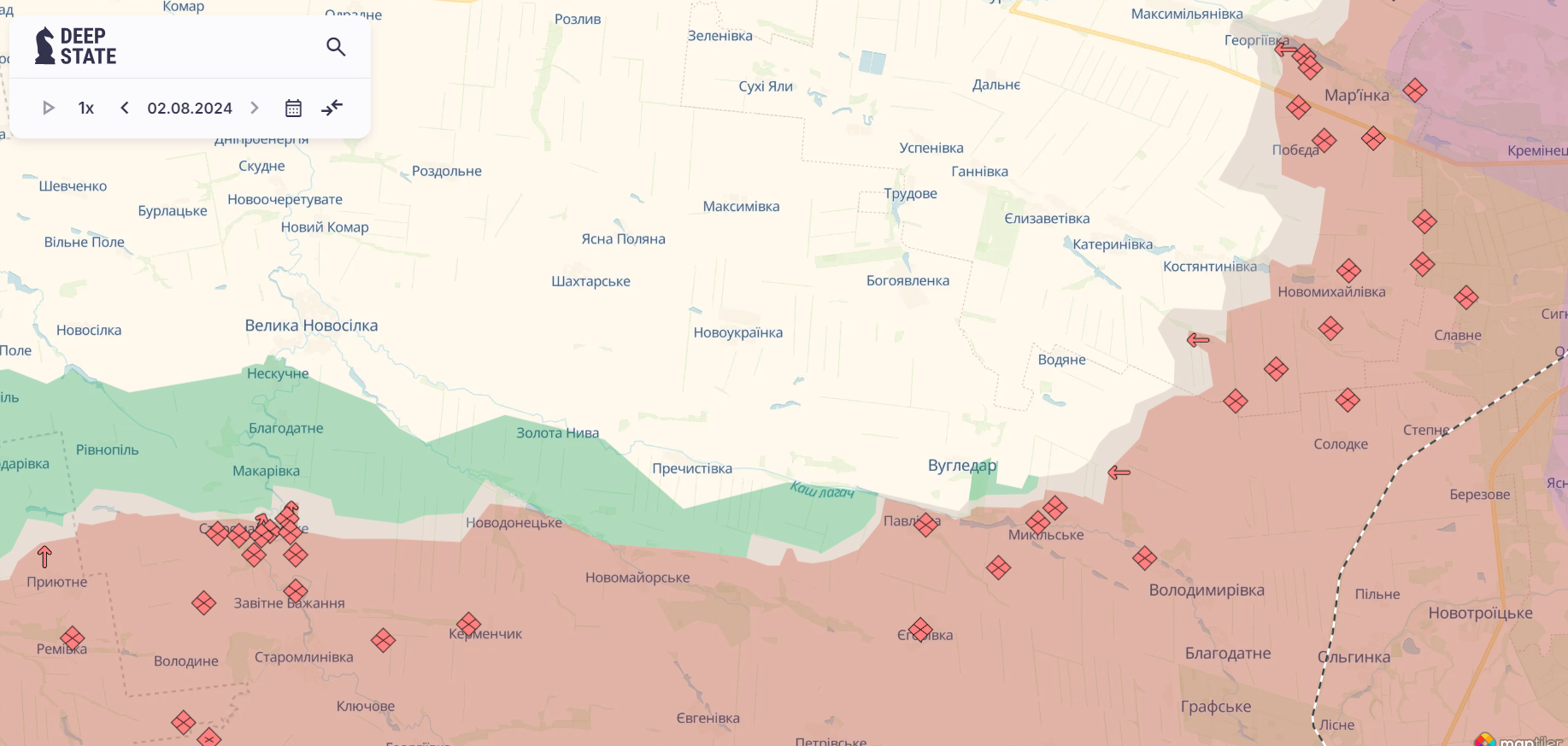 У ворога мінус пункт управління БПЛА і засоби ППО: у Генштабі назвали найгарячіші напрямки фронту. Карта