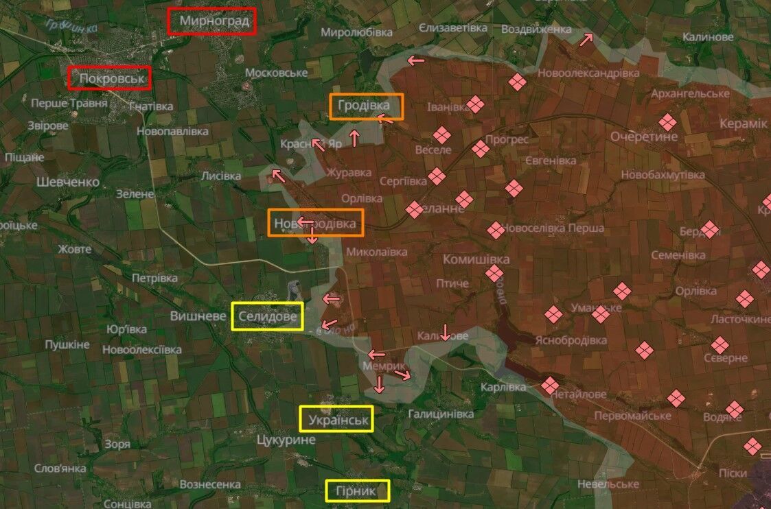 Окупанти зробили ставку на захоплення Покровська і можуть влаштувати міські бої – ISW