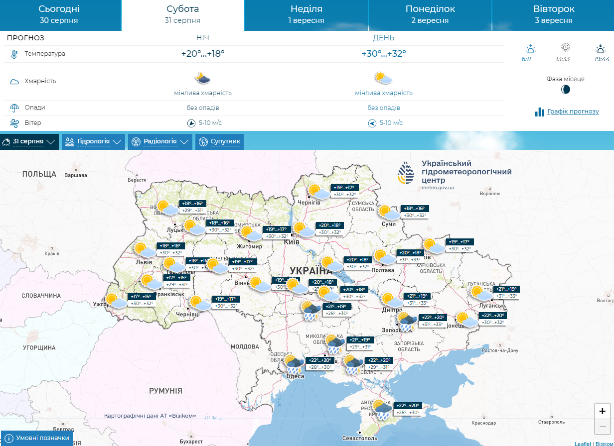 Спека не відступить? Синоптики дали детальний прогноз на вихідні в Україні. Карта